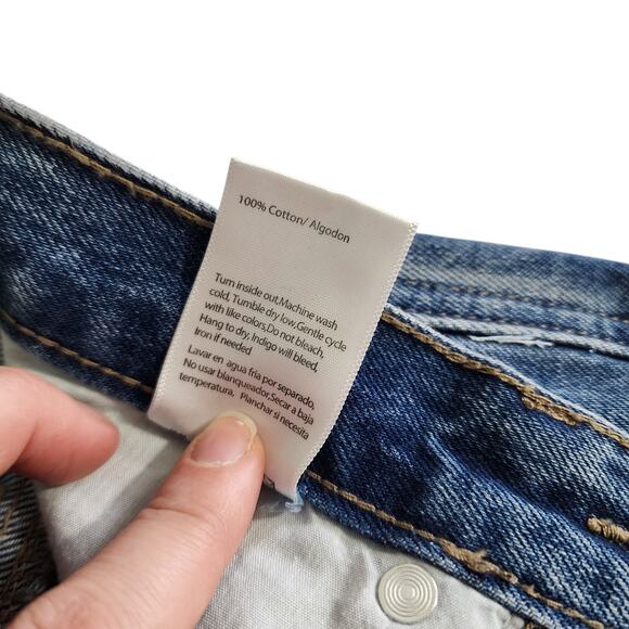 Insane Gene Womens Split Ankle Jeans Size 5 / 26 High Rise Medium Wash Denim - Picture 11 of 15